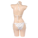 GTA Lucia Cosplay Costume White Swimsuit Adult Female Halloween Carnival Costume