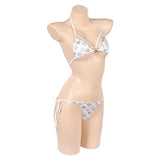GTA Lucia Cosplay Costume White Swimsuit Adult Female Halloween Carnival Costume