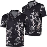 GTA6 Cosplay Costume Jason Black Printed T-Shirt Adult Male Halloween Carnival Costume