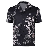 GTA6 Cosplay Costume Jason Black Printed T-Shirt Adult Male Halloween Carnival Costume