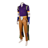 Gyro Zeppeli Cosplay Costume Purple Outfit Adult Male Halloween Carnival Costume