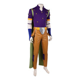 Gyro Zeppeli Cosplay Costume Purple Outfit Adult Male Halloween Carnival Costume