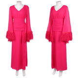 Hacks Season 5 Cosplay Costume Deborah Vance Pink Dress Adult Female Halloween Carnival Costume