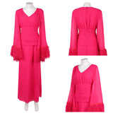 Hacks Season 5 Cosplay Costume Deborah Vance Pink Dress Adult Female Halloween Carnival Costume