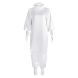 Hajime Kashimo Cosplay Costume White Outfit Adult Male Halloween Carnival Costume