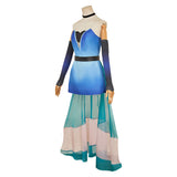 Hazbin Hotel Cosplay Costume Angel Dust Blue Outfilt Adult Unisex Halloween Carnival Costume