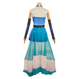 Hazbin Hotel Cosplay Costume Angel Dust Blue Outfilt Adult Unisex Halloween Carnival Costume