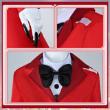 Hazbin Hotel Cosplay Costume Charlie Morningstar Red Outfit Adult Female Halloween Carnival Costume