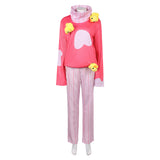 Hazbin Hotel Cosplay Costume Lucifer Morningstar Pink Hoodie Set Adult Unisex Halloween Carnival Costume
