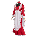 Hazbin Hotel Cosplay Costume Rosie Red Outfilt  Adult Female Halloween Carnival Costume
