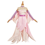 Hazbin Hotel Cosplay Costume Velvette Pink Dress Adult Female Halloween Carnival Costume