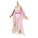 Hazbin Hotel Cosplay Costume Velvette Pink Dress Adult Female Halloween Carnival Costume