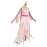 Hazbin Hotel Cosplay Costume Velvette Pink Dress Adult Female Halloween Carnival Costume