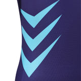 Hazbin Hotel Cosplay Costume Vox Blue Jumpsuit Adult Female Halloween Carnival Costume