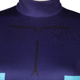 Hazbin Hotel Cosplay Costume Vox Blue Jumpsuit Adult Female Halloween Carnival Costume