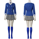 Heathers Veronica Cosplay Costume Sawyer Women Blue School Uniform Adult Female Halloween Carnival Costume