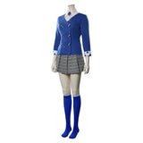 Heathers Veronica Cosplay Costume Sawyer Women Blue School Uniform Adult Female Halloween Carnival Costume