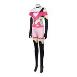 Helluva Boss Cosplay Costume Beelzebub Pink Outfit Adult Female Halloween Carnival Costume