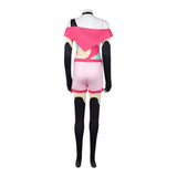 Helluva Boss Cosplay Costume Beelzebub Pink Outfit Adult Female Halloween Carnival Costume