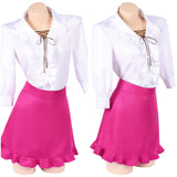 Heroines Cosplay Costume Nami Pink Dress Adult Female Halloween Carnival Costume