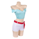 Heroines Cosplay Costume Nami Women Blue Outfit Adult Female Halloween Carnival Costume
