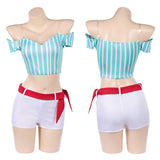 Heroines Cosplay Costume Nami Women Blue Outfit Adult Female Halloween Carnival Costume