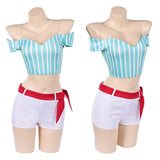 Heroines Cosplay Costume Nami Women Blue Outfit Adult Female Halloween Carnival Costume