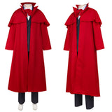 Herushingu Cosplay Costume Alucard Red Outfit Adult Male Halloween Carnival Costume