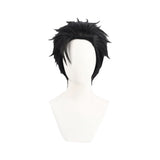 Hiromi Higuruma Black Cosplay Wig Resistant Synthetic Hair Halloween Costume Accessories