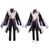 Honkai: Star Rail Cosplay Costume Ashveil Black and White Outfit Adult Male Halloween Carnival Costume