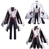 Honkai: Star Rail Cosplay Costume Ashveil Black and White Outfit Adult Male Halloween Carnival Costume