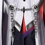 Honkai: Star Rail Cosplay Costume Ashveil Black and White Outfit Adult Male Halloween Carnival Costume