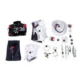 Honkai: Star Rail Cosplay Costume Ashveil Black and White Outfit Adult Male Halloween Carnival Costume