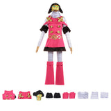Hot Pants Cosplay Costume Pink Outfit Adult Female Halloween Carnival Costume