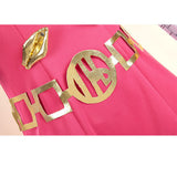 Hot Pants Cosplay Costume Pink Outfit Adult Female Halloween Carnival Costume