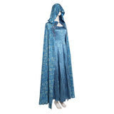 House of the Dragon Cosplay Costume Alicent Hightower Blue Outfit Adult Female Halloween Carnival Costume