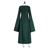 House of the Dragon Cosplay Costume Alicent Hightower Green Dress Adult Female Halloween Carnival Costume