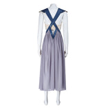 House of the Dragon Cosplay Costume Daenerys Targaryen Gray Dress Adult Female Halloween Carnival Costume