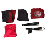 House of the Dragon Cosplay Costume Jacaerys Red Outfit Adult Male Halloween Carnival Costume