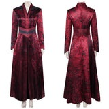 House of the Dragon Cosplay Costume Princess Rhaenyra Targaryen Red Outfit Adult Female Halloween Carnival Costume