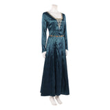 House of the Dragon Helaena Targaryen Cosplay Costume Green Dress Adult Female Halloween Carnival Costume