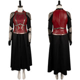 House of the Dragon Rhaenyra Targaryen Red Leather Armor Set Cosplay Costume Outfits