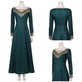 House of the Dragon Season 3 Cosplay Costume Alicent Hightower Green Dress Adult Female Halloween Carnival Costume