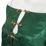 House of the Dragon Season 3 Cosplay Costume Alicent Hightower Green Dress Adult Female Halloween Carnival Costume