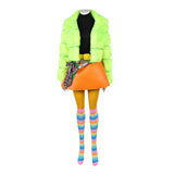 I Love Boosters Cosplay Costume Corvette Women Green Outfit Adult Female Halloween Carnival Costume