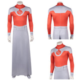 Invincible Cosplay Costume  Thragg Red Bodysuit Adult Male Halloween Carnival Costume