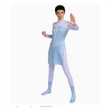 Invincible Cosplay Costume Anissa Blue Jumpsuit Adult Female Halloween Carnival Costume