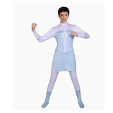 Invincible Cosplay Costume Anissa Blue Jumpsuit Adult Female Halloween Carnival Costume