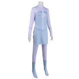 Invincible Cosplay Costume Anissa Blue Jumpsuit Adult Female Halloween Carnival Costume