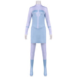 Invincible Cosplay Costume Anissa Blue Jumpsuit Adult Female Halloween Carnival Costume